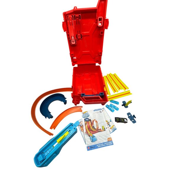 Hot Wheels Track Builder Unlimited Fuel Stunt Box Track Builder Set 6-12 Years - Picture 1 of 10